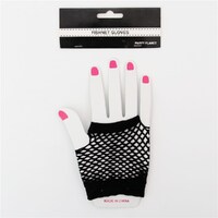 Fishnet Gloves Black- main image