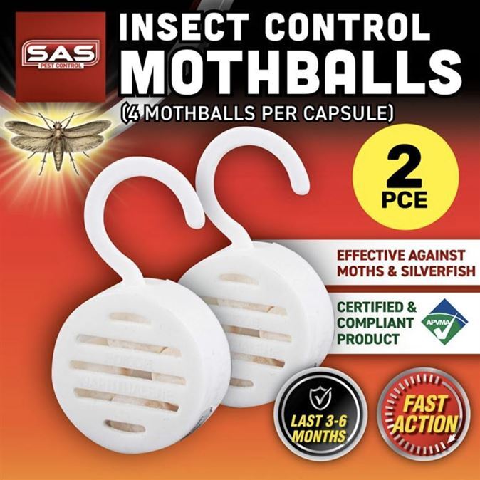 Insect Control Mothballs 2 Pack- alt image 0