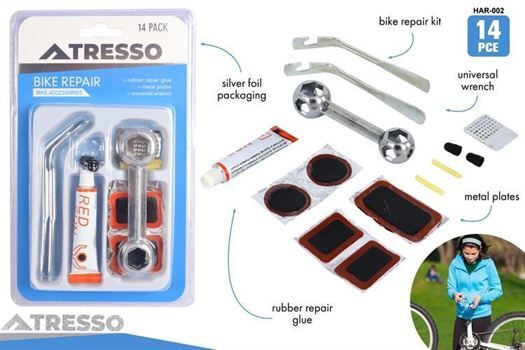 Tresso 14 Piece Bike Repair Kit- alt image 0