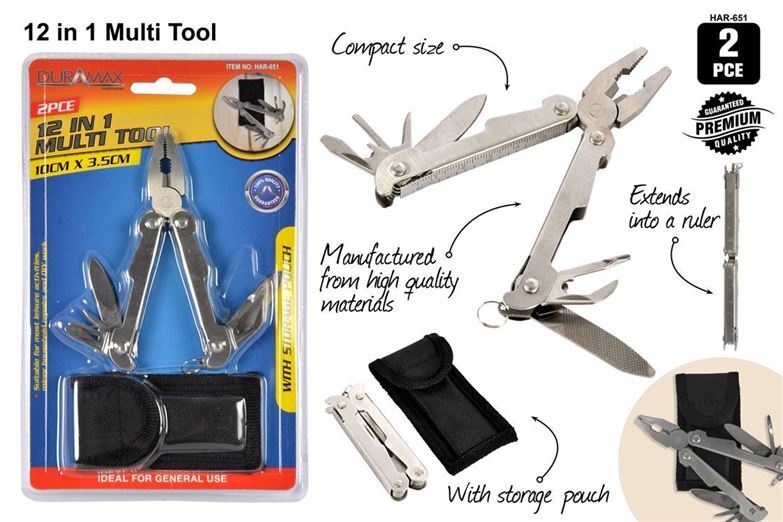 Multi Tool 13 in 1 with Storage Pouch- alt image 0
