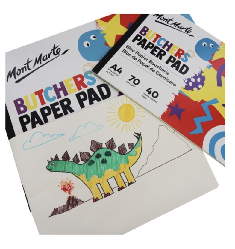 Mont Marte Kids - Butchers Paper Pad A4 70gsm 40 Sheet- alt image 0