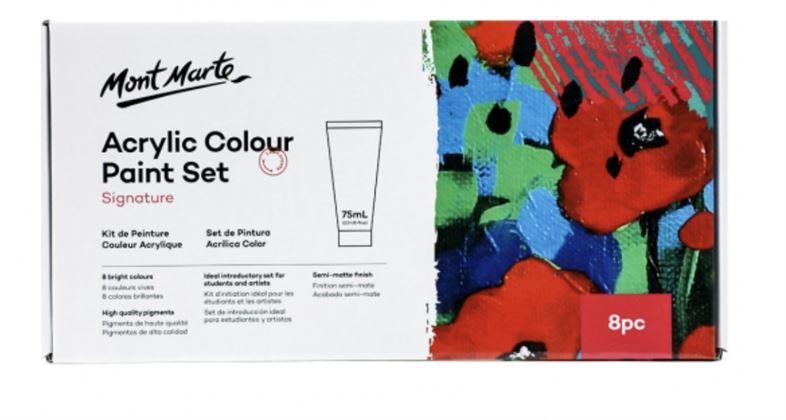 Mont Marte Acrylic Paint Monstral Green 75ml - Red Dot