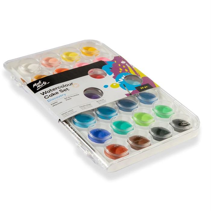 Mont Marte Watercolour Cake Set 29pc Cheap Art Supplies Online