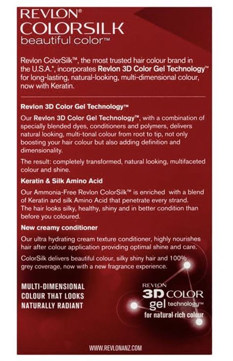 Revlon ColorSilk Hair Dye 10 Black- alt image 0