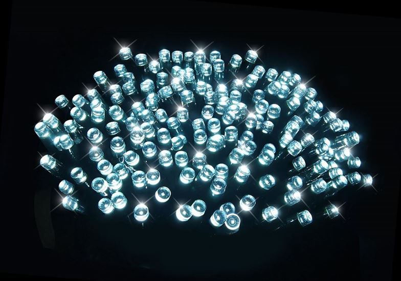 120 Bright LED Solar Fairy Lights - Cool White- alt image 0