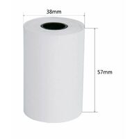 10 x Thermal Paper Rolls 57x38mm Cash Register Receipt Roll Eftpos- alt image 0