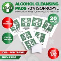 Alcohol Cleansing Wipes 30 Pack- alt image 0