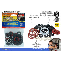 Assorted O-Ring Washer Set 55 Pack- alt image 0