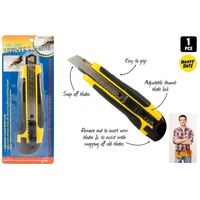 Multi Purpose Stanley Knife Set Full Size Handgrip Retractable Blades with Lock 18mm- alt image 0