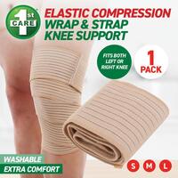 Support Value Elastic Wrap & Strap Knee- alt image 0