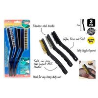 Duramax 3pc Wire Brush Set- alt image 0