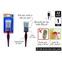 Paint Brush 38mmW 20cmH Carpentry Tool DIY Projects- alt image 0