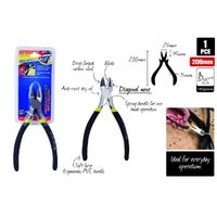 8" Flush Cut Side Cutter Diagonal Cutting Pliers Plier Wire Cable Nippers Tool- alt image 0
