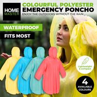 Assorted Colour Emergency Ponchos 2 Pack- alt image 0