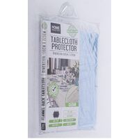 Clear Plastic PVC Tablecloth Protector Cover Outdoor Camping Picnic 130cm x 225cm- alt image 0