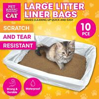 Cat Litter Liner Bags 10 Pack- alt image 0