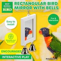 Rectangular Bird Cage Mirror- alt image 0