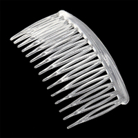 Envi Hair Side Combs - 4pk - Clear- alt image 0