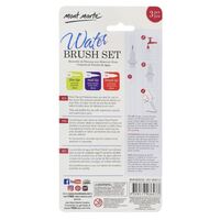 Mont Marte Signature Paint Brush Set - Waterbrush Fine/ Medium/ Broad 3pc- alt image 0