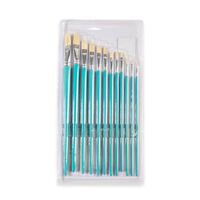 Mont Marte Discovery Series Paint Brush Set - Flat Sizes 1-12- alt image 0