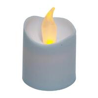 Battery Operated Tealights Large Candles Warm White - 4 Pack- alt image 0