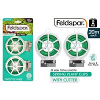 Feldspar Garden Twist Tie Wire with Cutter - 2 Pack- alt image 0