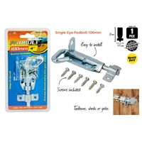 1pce Padbolt-10.2cm/4-Screws Included- alt image 0
