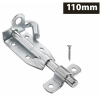 Duramax Hardware 4" Galvanised Padbolt- alt image 0