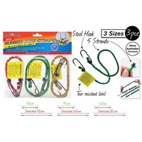 3pc Bungee Cord-1x30/45/60mm- alt image 0