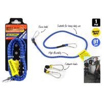 Heavy Duty Bungee Cord Strap 91cm with Carabiner Hook- alt image 0