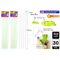 30pce CableTies-4.8x350mm-White- alt image 0