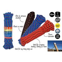 Heavy Duty Poly Rope 9mm x 15M - Randomly Selected- alt image 0