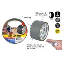 Duct Tape Self Adhesive Repair Grey 48mm x 10m Waterproof PVC- alt image 0