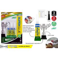3pce Super Glue (Gel) 3g- alt image 0
