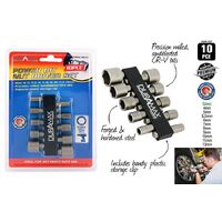 10pc Power Bit Nut Driver Set- alt image 0