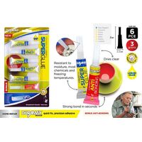 6pce Super Glue & Debonder 3g- alt image 0