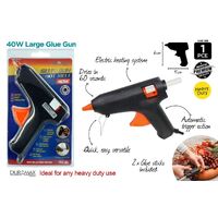 3pce Glue Gun 40W w/Glues- alt image 0
