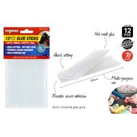 Hot Melt Clear Glue Gun Sticks - 12pc 7.5 x 100mm- alt image 0