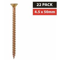 Self Drill Chipboard Screws 22pcs 4.5x50mm- alt image 0