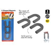 U Shaped Magnets 3pc 40x38x6mm- alt image 0