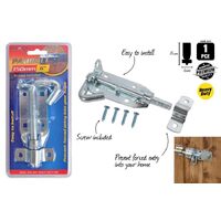 Duramax Hardware 6" Galvanised Padbolt Gates Garages Shed Doors Latch Lock Screws Padlock- alt image 0