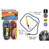 2pc Bungee Cord Straps 121cm 2 Assorted Colours- alt image 0