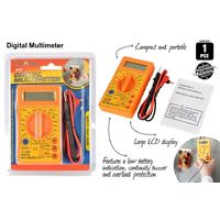 Digital Multimeter Multi Tester Ohmmeter AC DC Voltmeter LCD Digital Multimeter- alt image 0