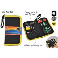26 Piece Mini Tool Set with Zip Up Storage Case- alt image 0