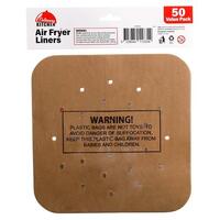 Air Fryer Liners Square Sheet 23cm - 50 Pack- alt image 0