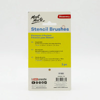 Mont Marte Studio Series Paint Brush Set - Stencil Brush 3pc- alt image 0