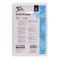 Mont Marte Eraser - Signature Artists Eraser Pack 4pc- alt image 0