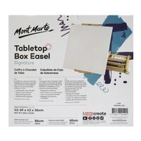 Mont Marte Big Desk Easel with Brush Box - Beech- alt image 0