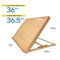 Mont Marte A3 Drawing Board Desk Easel Adjustable with Band Painting Stand- alt image 0