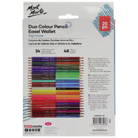 Mont Marte Signature Duo Colour Pencil & Easel Wallet Set - 25pc- alt image 0